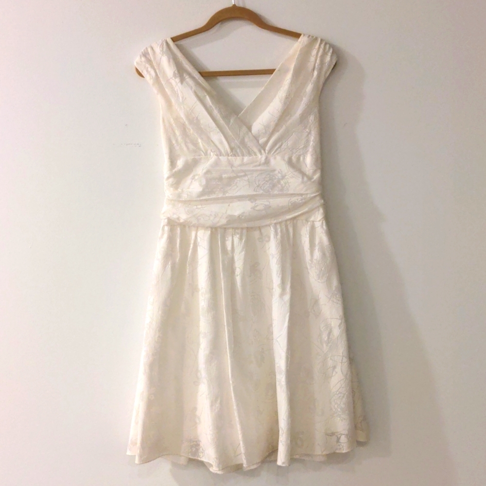 White off the shoulder dress